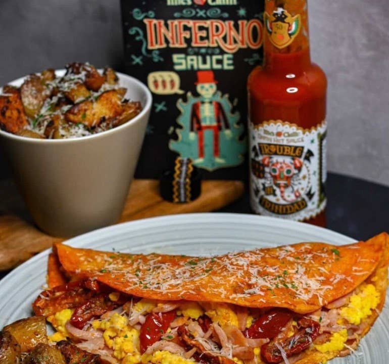 Mic's Chilli - Vendita all'ingrosso Salse piccanti - Salsa Trouble in Trinidad1