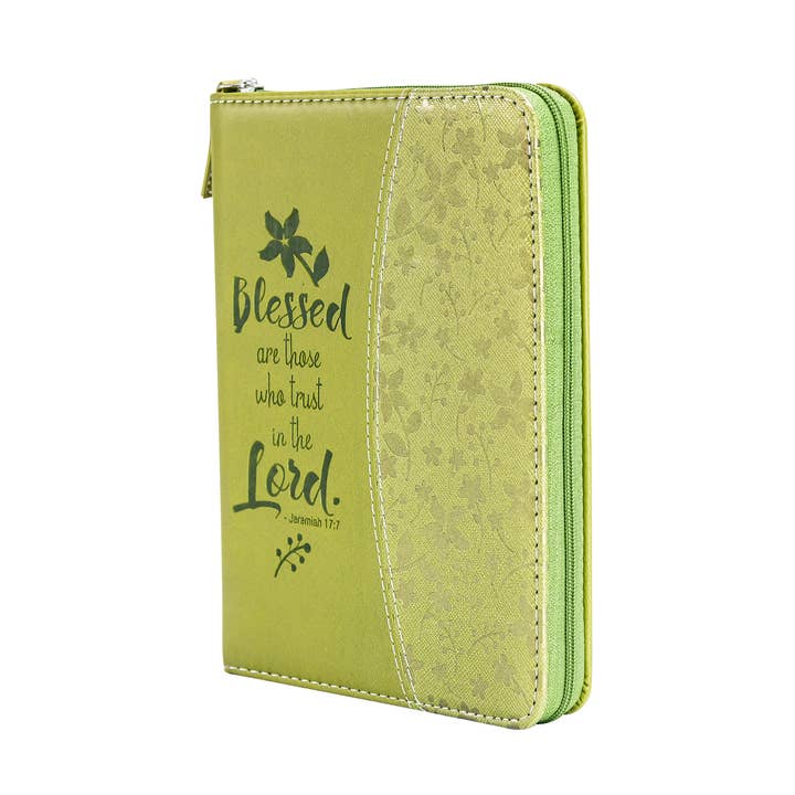 Divine Details: Green On Green Blessed Bible Journal for wholesale by Divinity Boutique