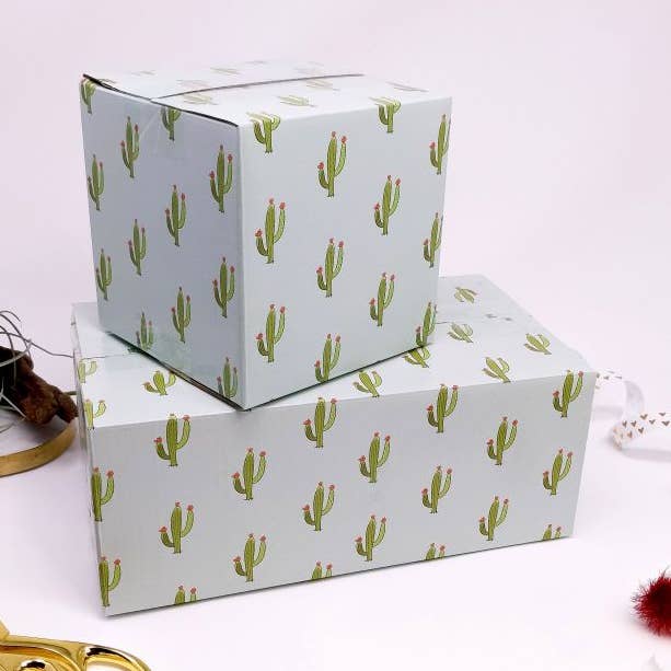 Boîtes décoratives Cactus Designer, 10 x 6 x 4 cm pour la vente par Eleven Fashion
