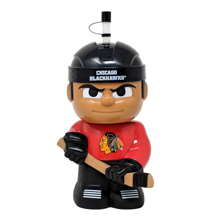 Bouteille d'eau 3D Big Sip des Blackhawks de Chicago pour la vente par Party Animal, Inc.