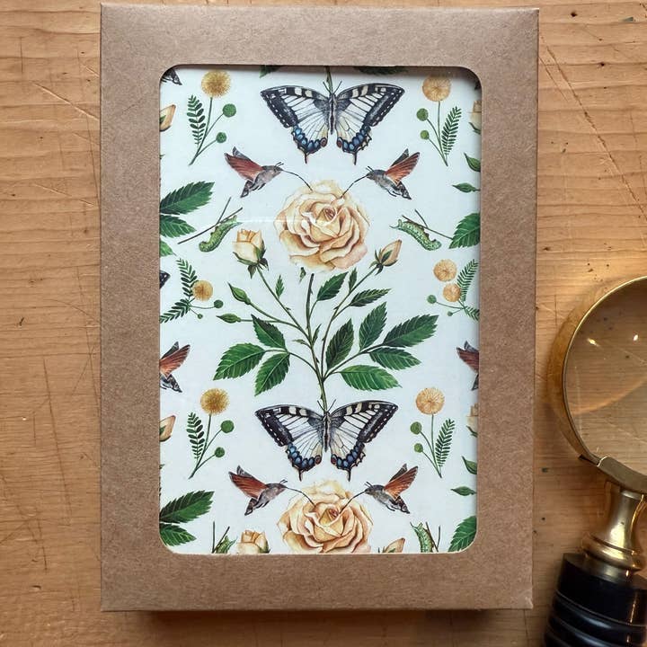 Cynthia Oswald - Wholesale Stationery/Notecard Set - Wild Garden Notecard Set – Box of 61