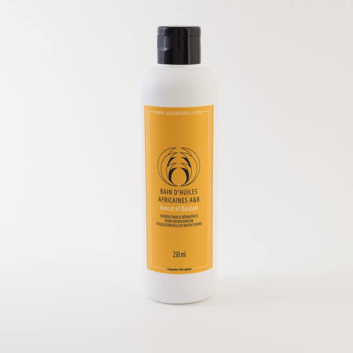 A&B Afrikaanse olie bad (Avocado & Baobab) - 250 ml voor wholesale door La Kaz Naturelle