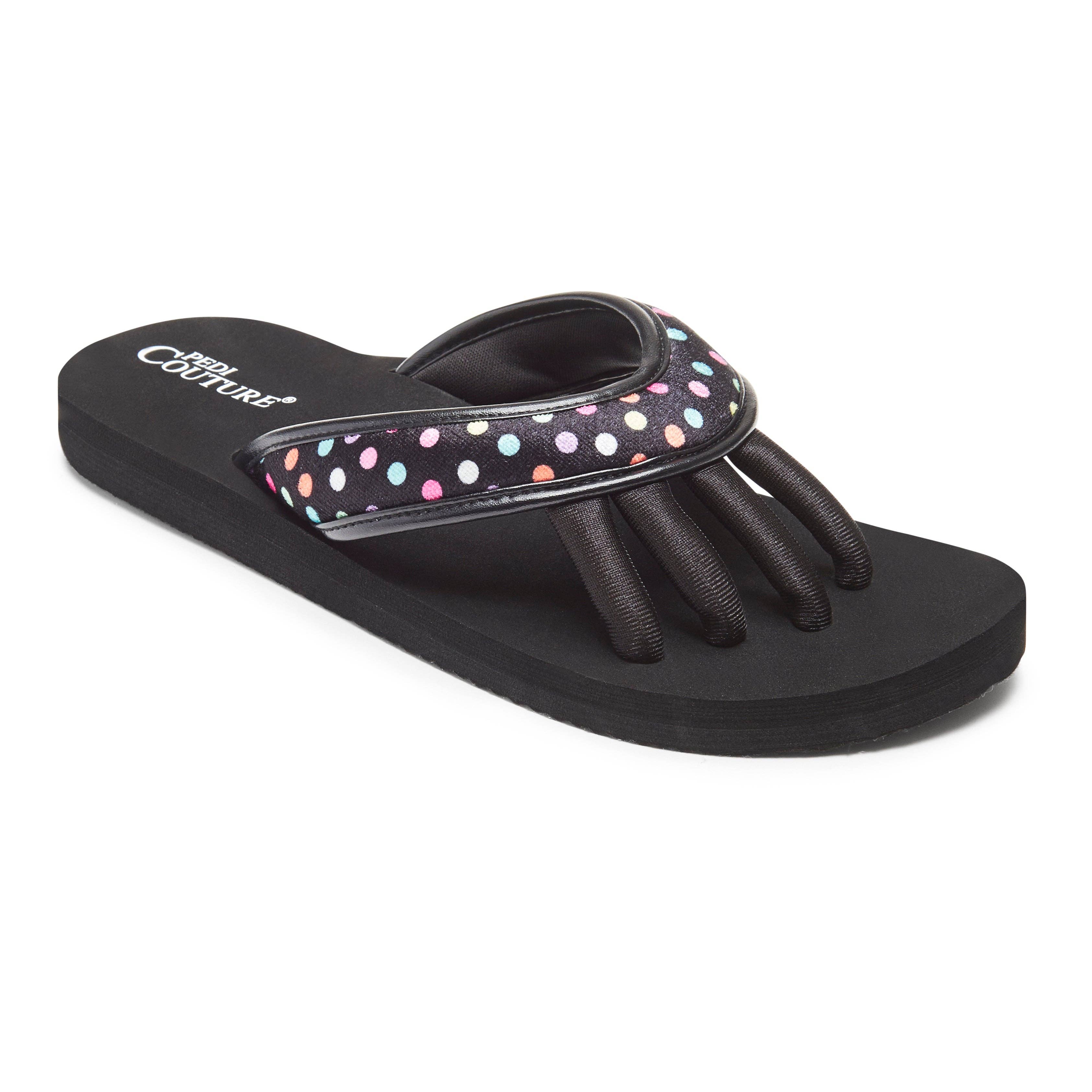 Pedi Couture - Wholesale Sandals - Women's - Polka Dot Toe Separator Sandals7
