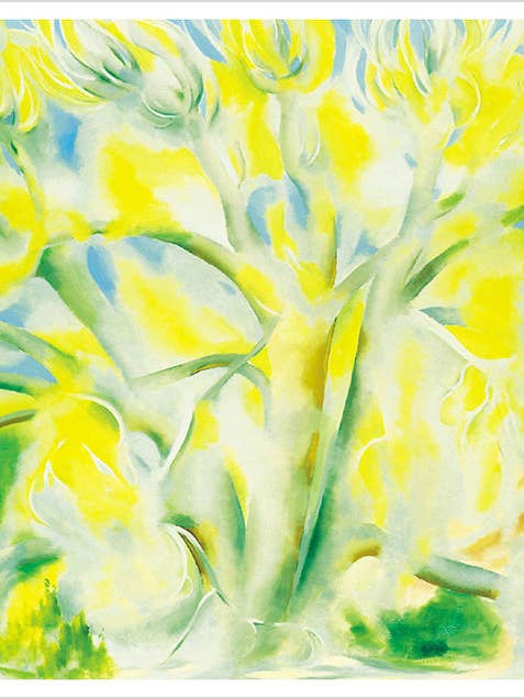 Georgia O’Keeffe: Spring Tree No. 1 Notecard for wholesale by Pomegranate