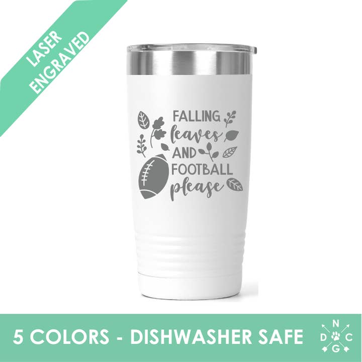Football Season Polar Camel Tumbler Fall Theme for wholesale by Northern Country Girl Designs, LLC