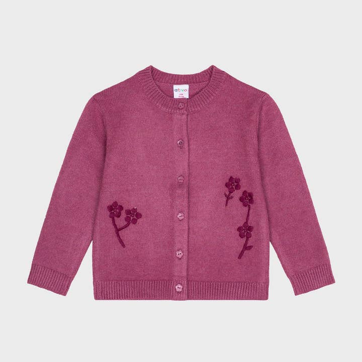 BG-XH8170-23 - Giacca in Tricot per Bambina per la vendita all'ingrosso da parte di Ativo Kids