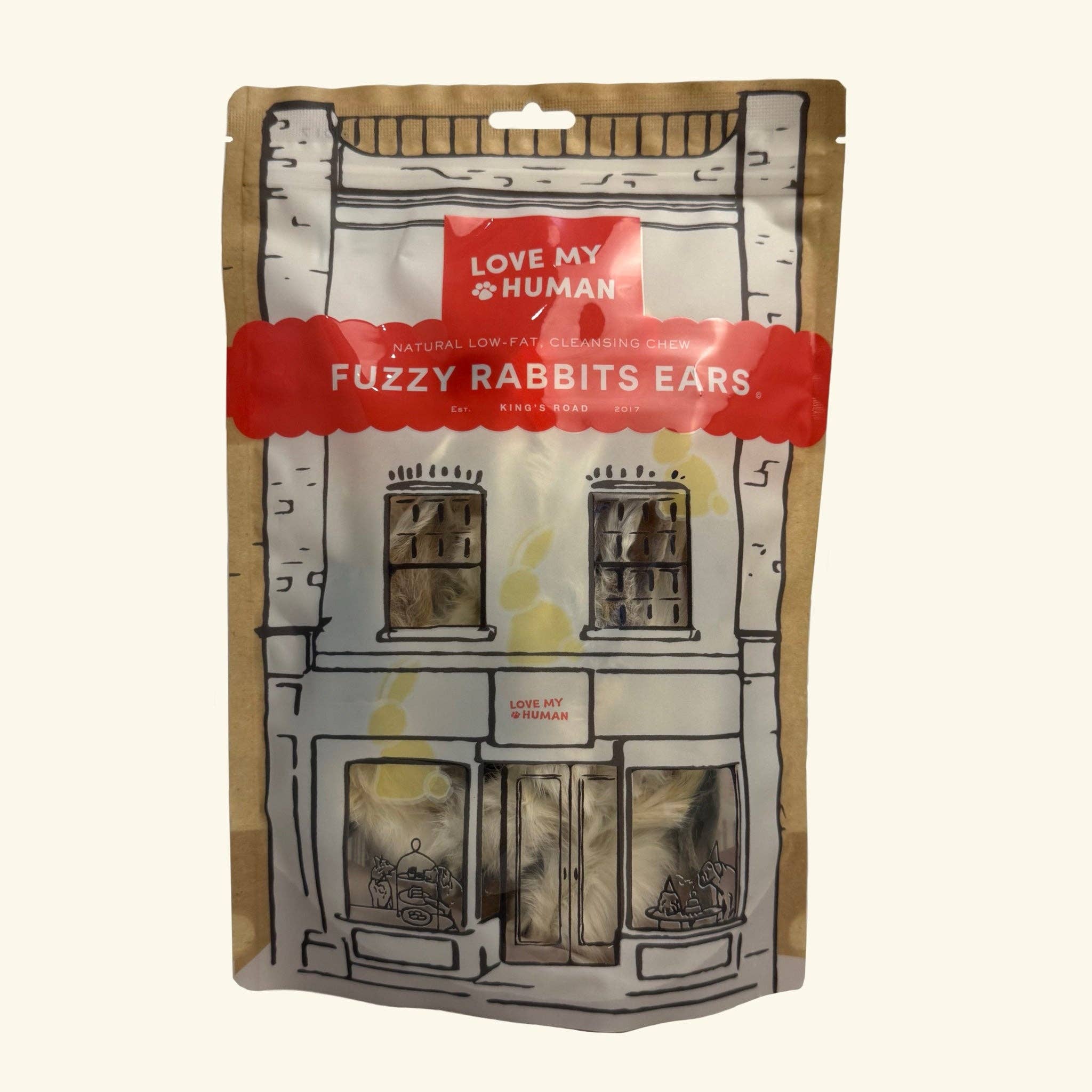 Love My Human - Wholesale Pet Treats - Dog - Fuzzy Rabbit Ears - Love My Human0