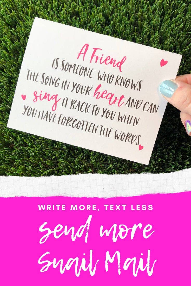 Personal Paper Hugs - Wholesale Friendship Card - Friendship Card Pick Me up Card Friend, Long Distance Friendship Card Thank You Card Friend Bff Card Supportive Card Women Cute Friend Card9