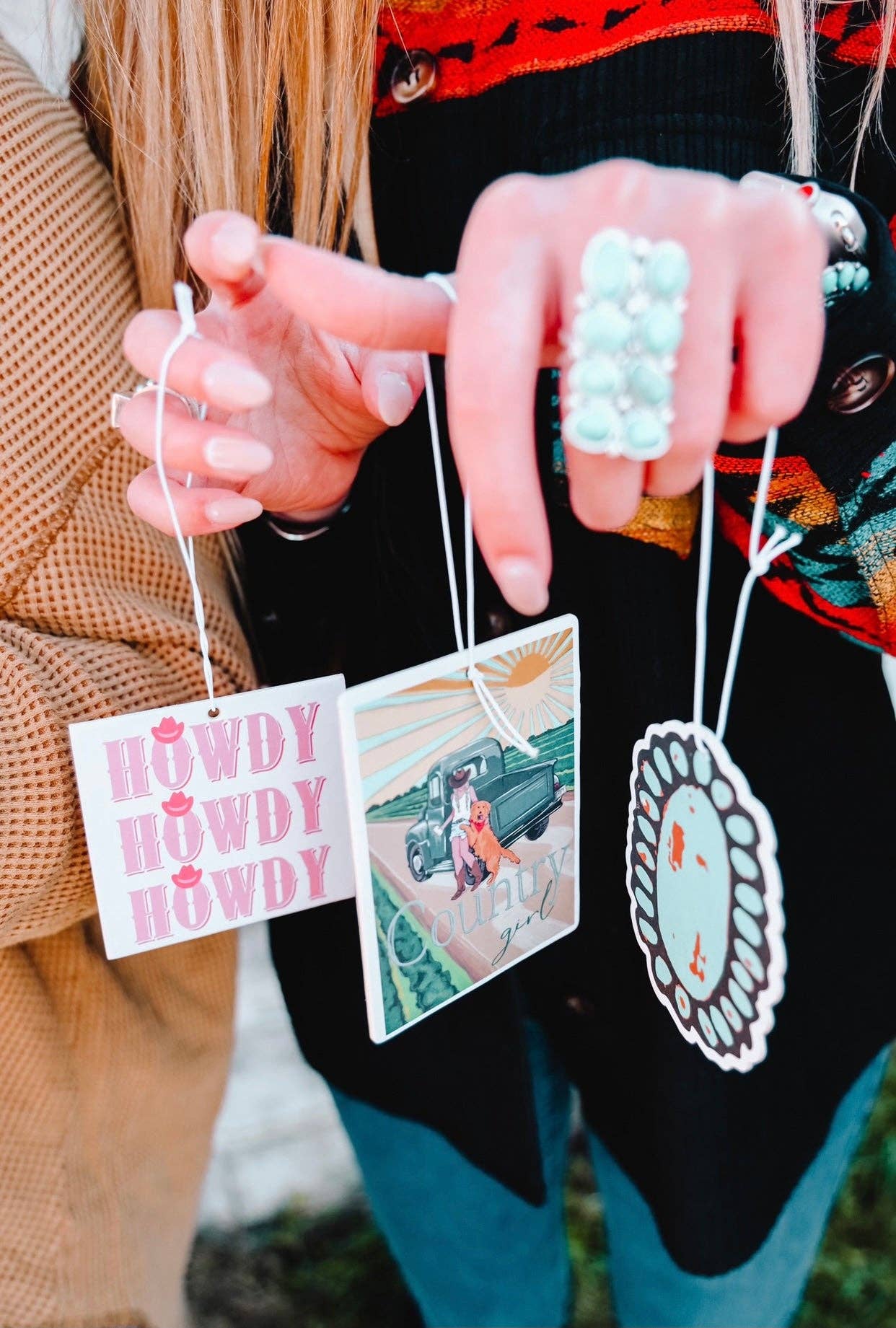 The Front Porch Label – Ambientador para carro – Mulher por atacado – Ambientador Howdy Howdy3