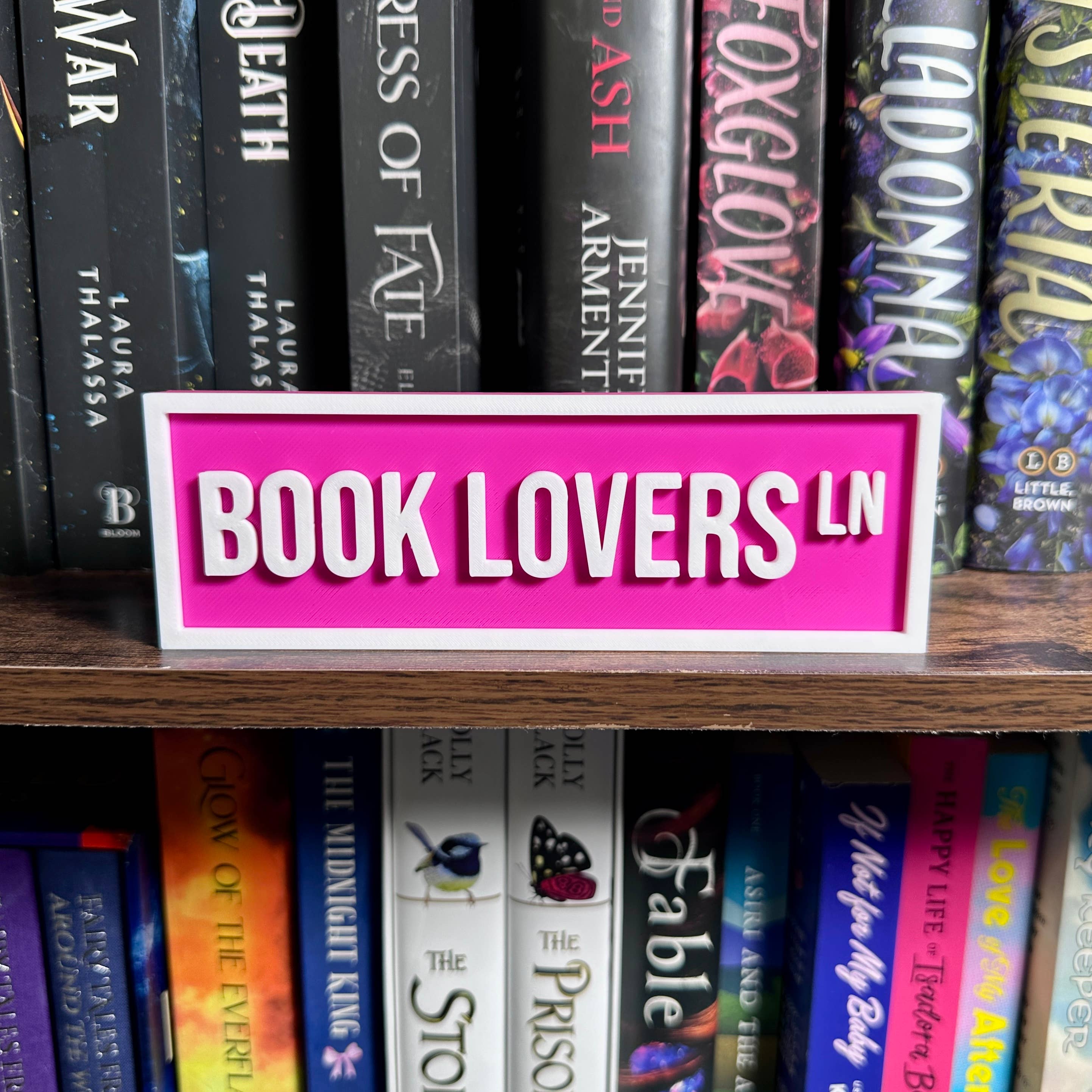 The Crafted Nook – wholesale Sign – Book Lovers Street Sign | Bookshelf Decor8