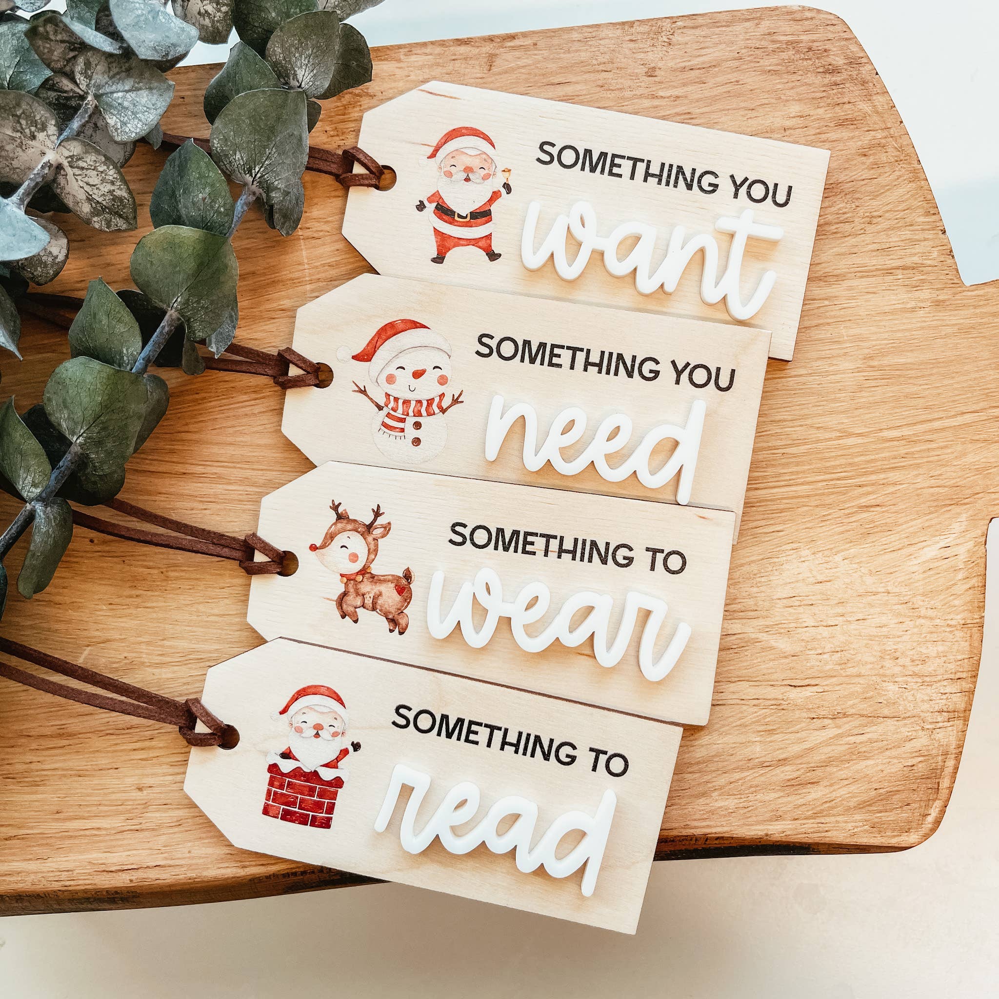 Knotty Design Co. - Wholesale Gift Tag - Mindful Gifting Tags | Want, Need, Wear, Read | 3D Cute0