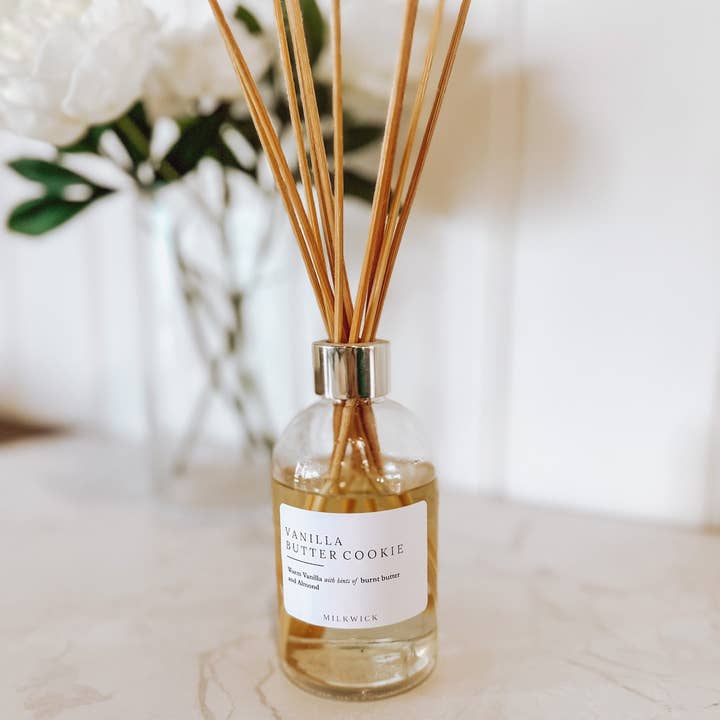 M I L K W I C K - Wholesale Reed diffuser - Vanilla Butter Cookie Reed Diffuser0