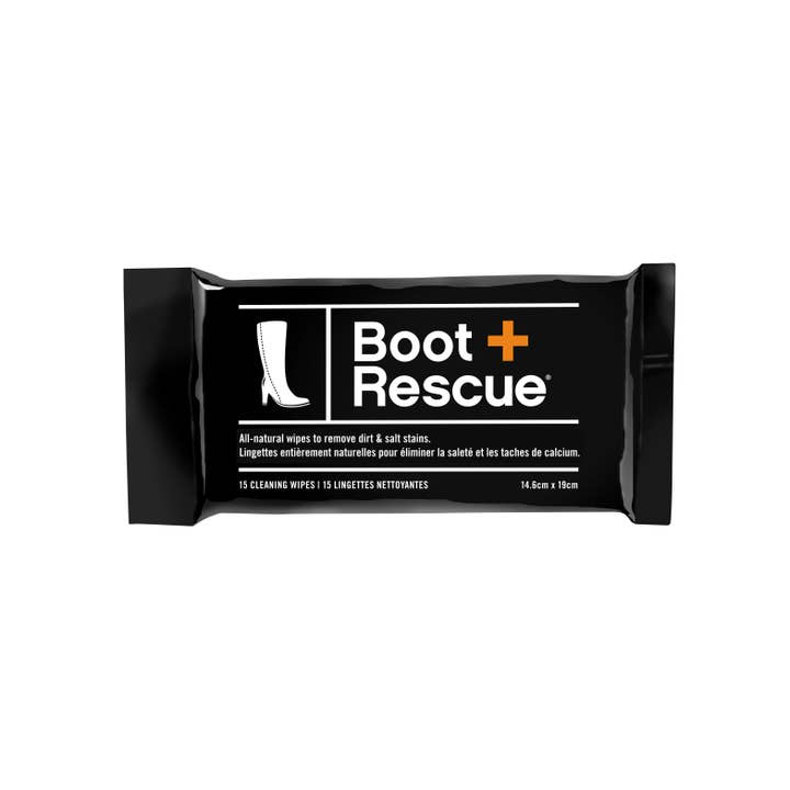 BootRescue All-Natural Boot Cleaning Wipes Resealable Pouch for wholesale by Natural Shoe Care by BootRescue