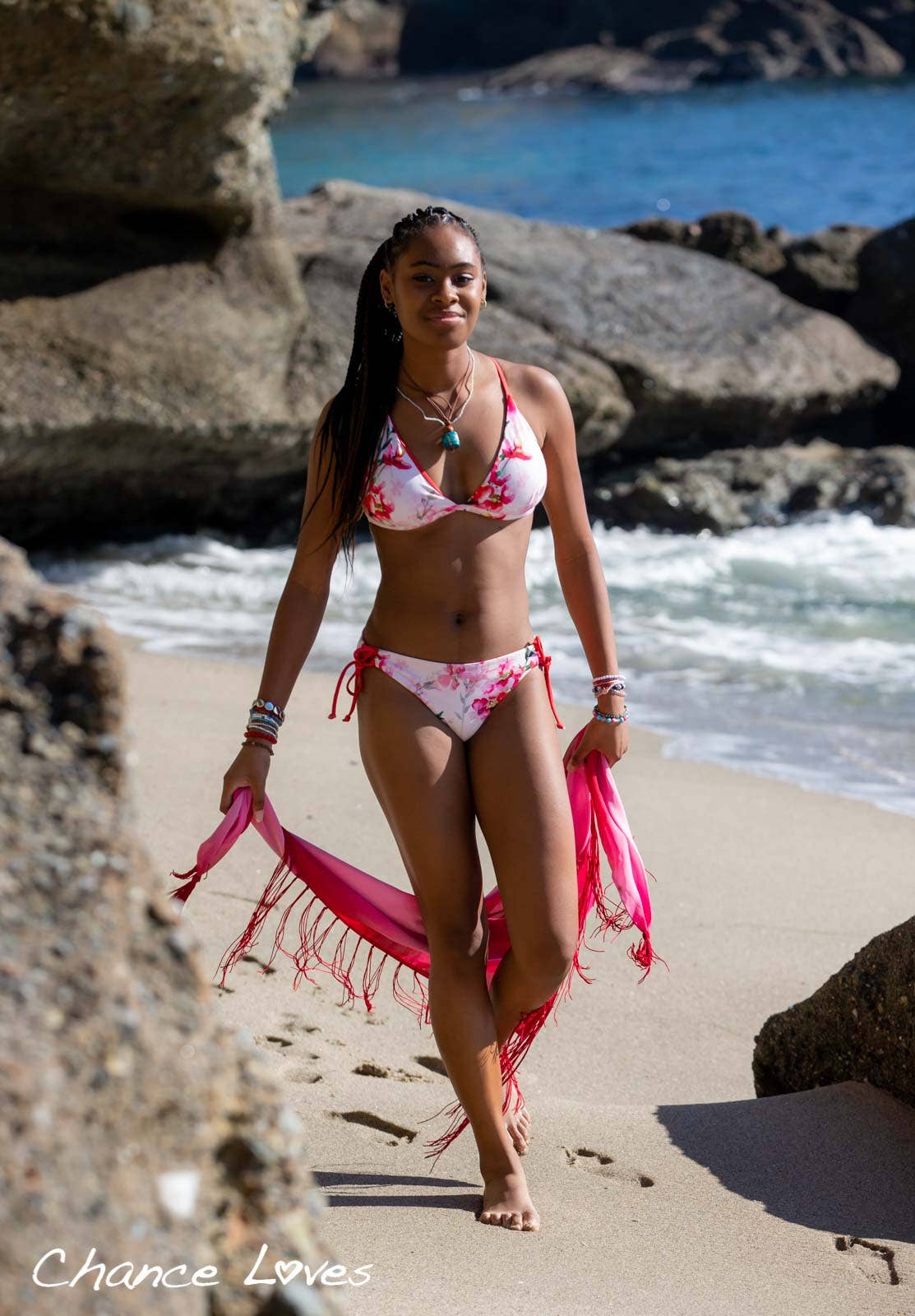 Chance Loves - Wholesale Swim Top - Women's - AZALEA | Fixed Swimsuit Triangle Top | Padded | Junior Girls9