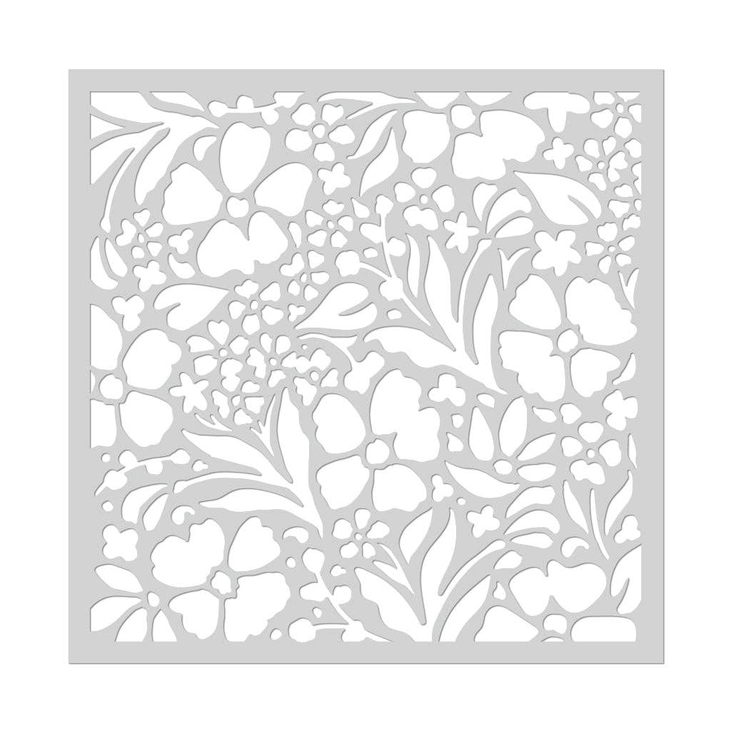 Hero Arts + Spellbinders Wholesale - Wholesale Stencil/Craft Die - Hero Arts Floral Garden Stencil
