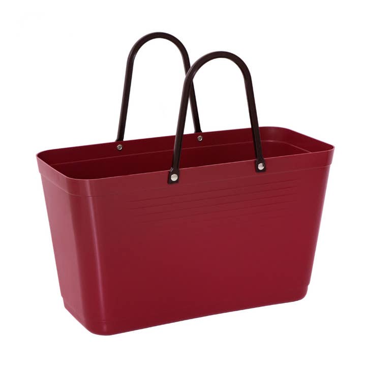Hinza Bag, Green Plastic - Maroon for wholesale by Cose Nuove