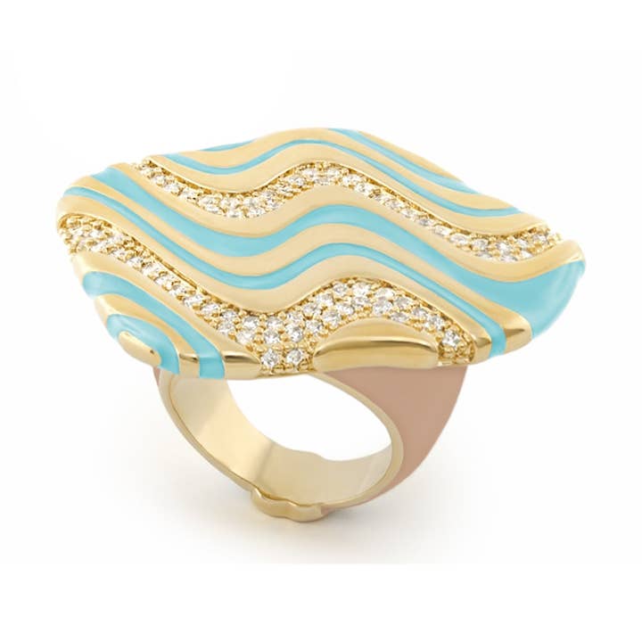 Moon Dust Cocktail Ring for wholesale by Lauren G Adams