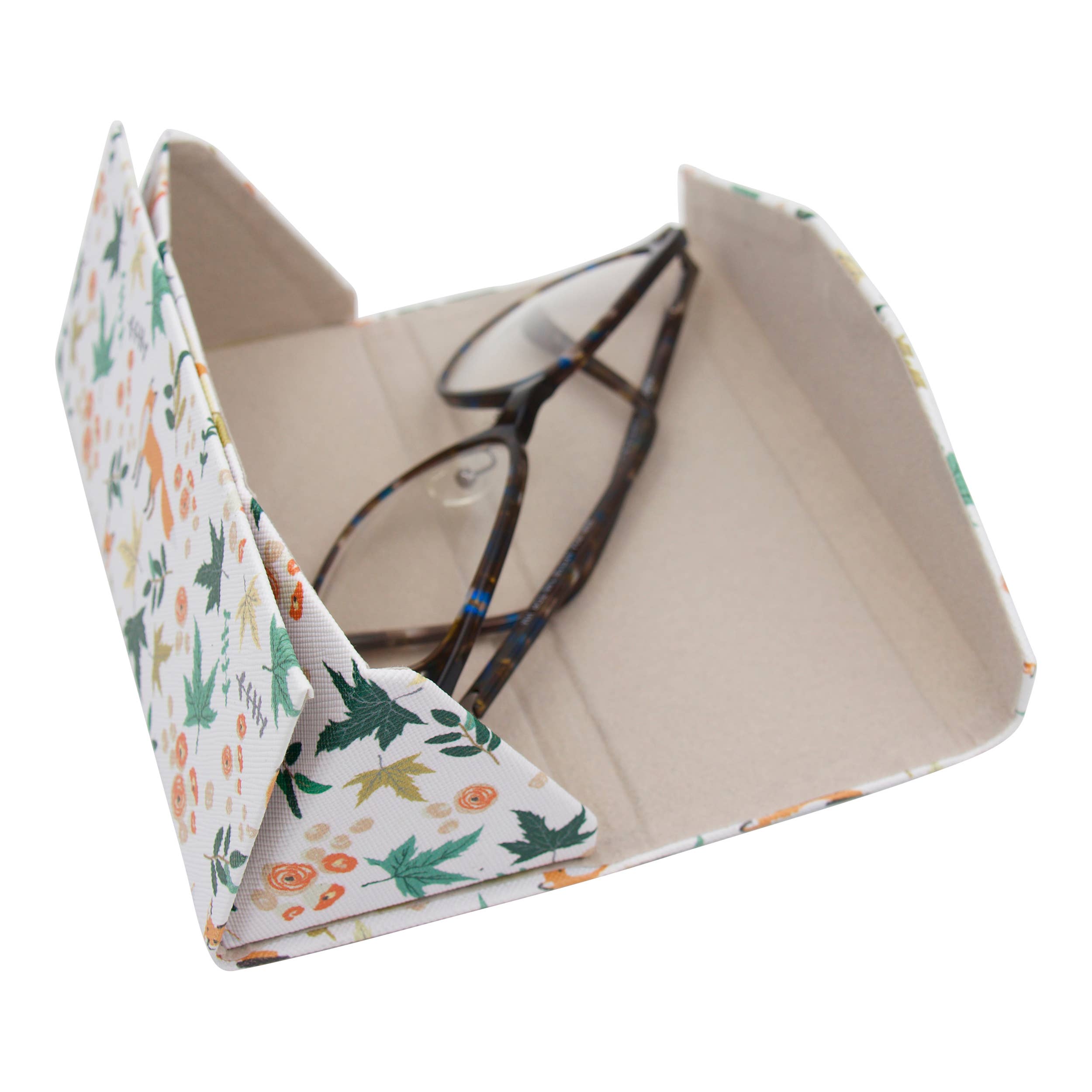 Real Sic - Vente Étui et rangement à lunettes – unisexe - Étui à lunettes Foxes — Cute Animals — Cuir végétalien4