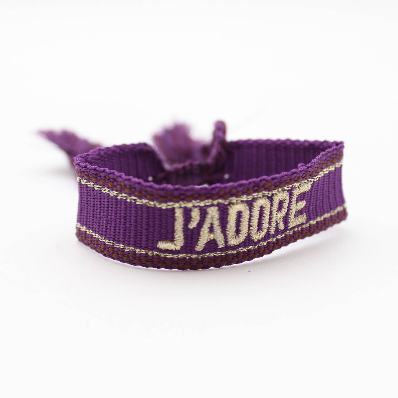 Reference Mode – Pulseira entrelaçada/entrançada por atacado – Pulseira de tecido com mensagem eu te amo3