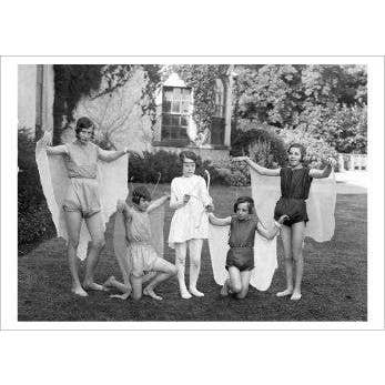 Girls Performing,1930 for wholesale by Retrospect Greeting Cards