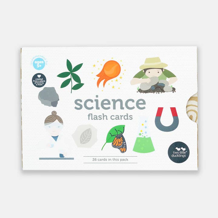 Science Flash Cards for wholesale by Two Little Ducklings