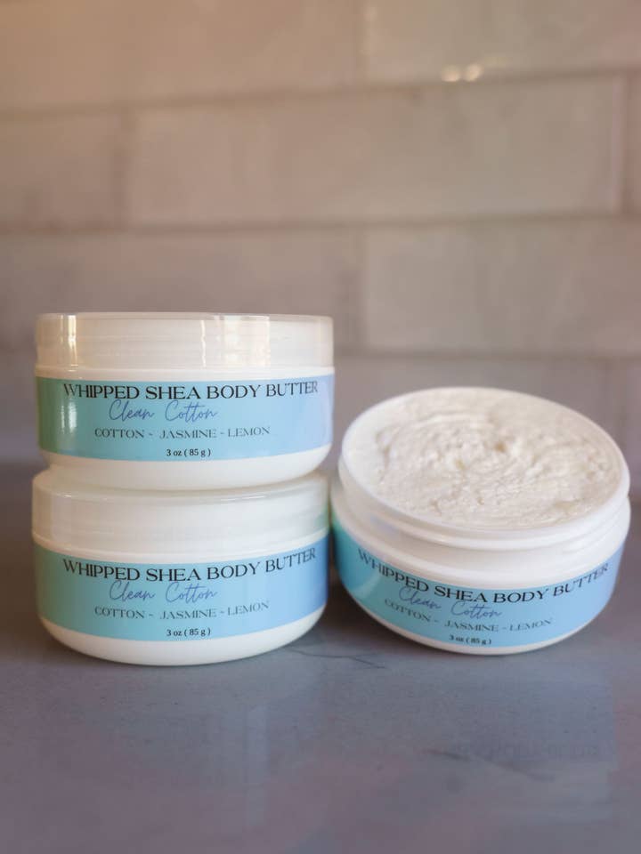 Beurre Corporel ~ Coton Propre pour la vente par Caron & Co Bath and Body