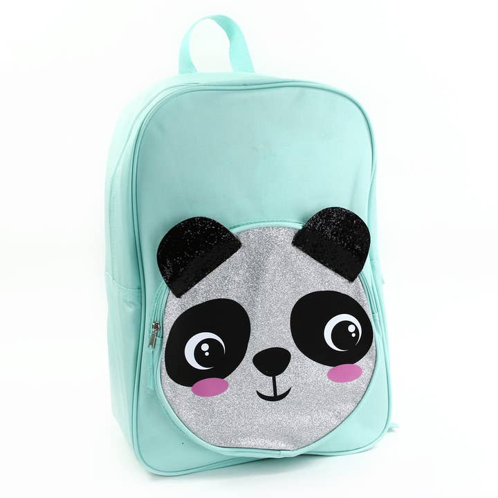 CRITTER 17" Glitter Backpack - Panda for wholesale by Penguin Kids Wear