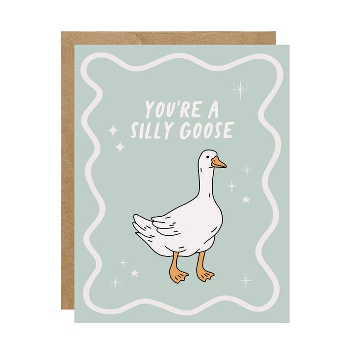 You're A Silly Goose - Birthday Card for wholesale by Simple Whimsy