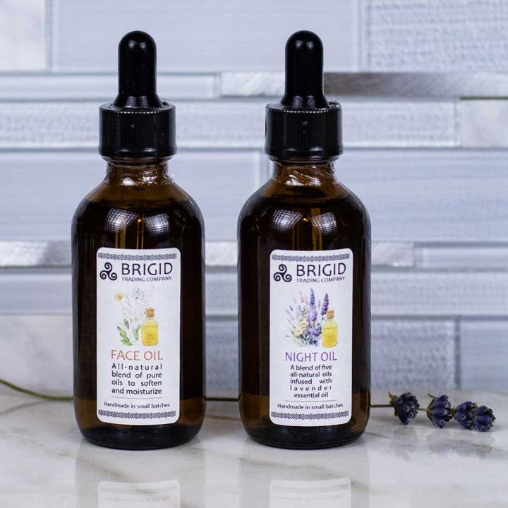 All Natural Face & Night Oil - An Ancient Tradition of Luxury Skin Care for wholesale by Brigid Trading Company