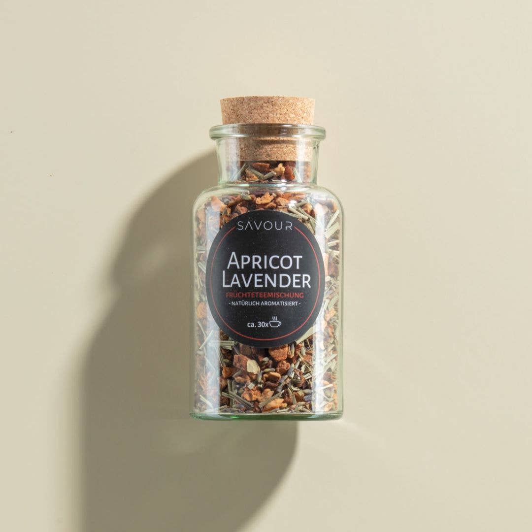 SAVOUR - Vente Thé en vrac - Mélange de thé aux fruits Abricot Lavande0