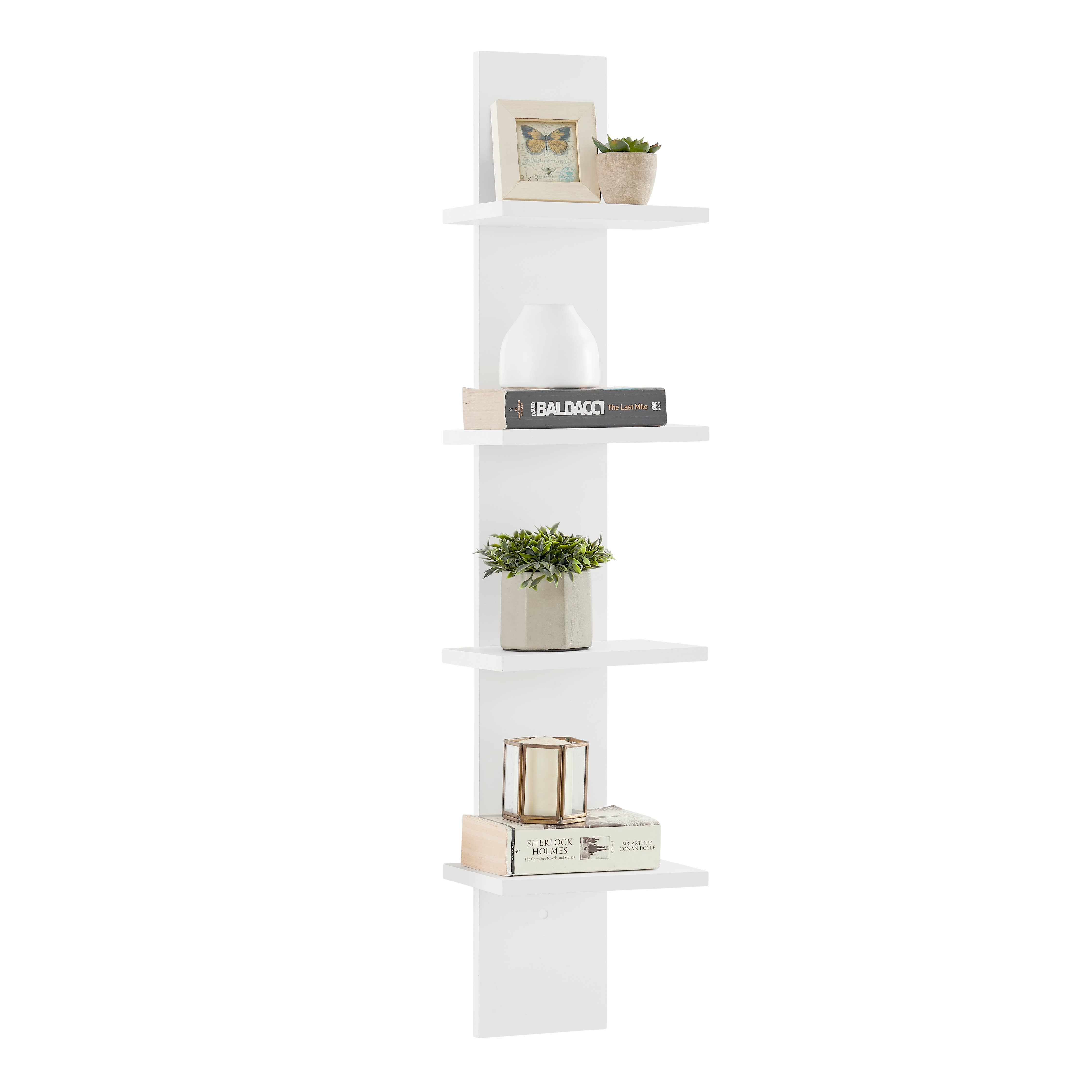 Danya B - Wholesale Wall Mounted Shelf - Arica Utility Column 4-Tier Spine Wall Shelves28