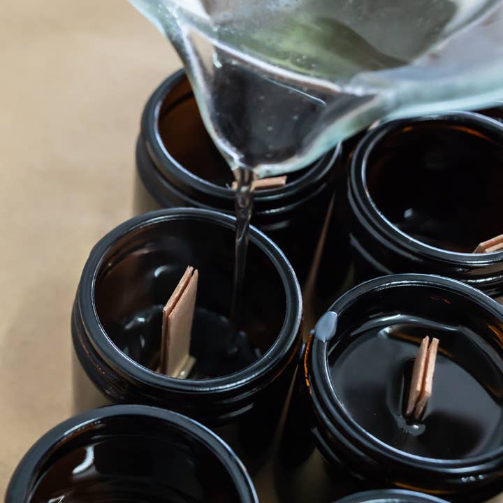 X’s and O’s Candle Co – Engroshandel Glaslys – 16 oz Wooden Wick | Kokos vokslys