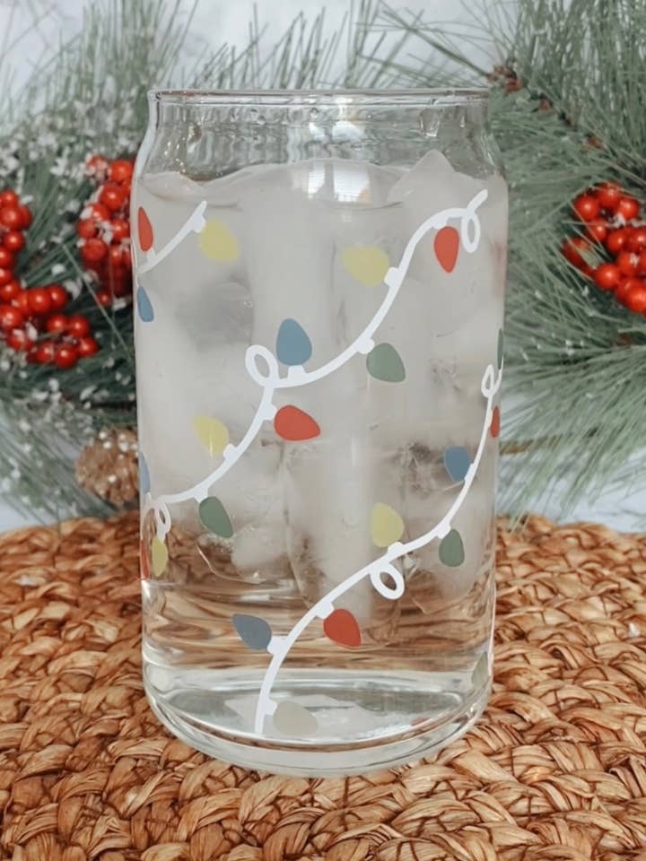 Kleur veranderende kerstverlichting Bierblikje glas voor wholesale door Sidney Creates