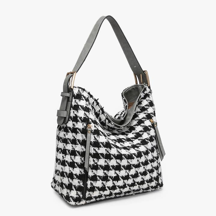 Grey White *SALE* M1816AHDST Alexa Hdst 2-in-1 Hobo Bag for wholesale on Faire