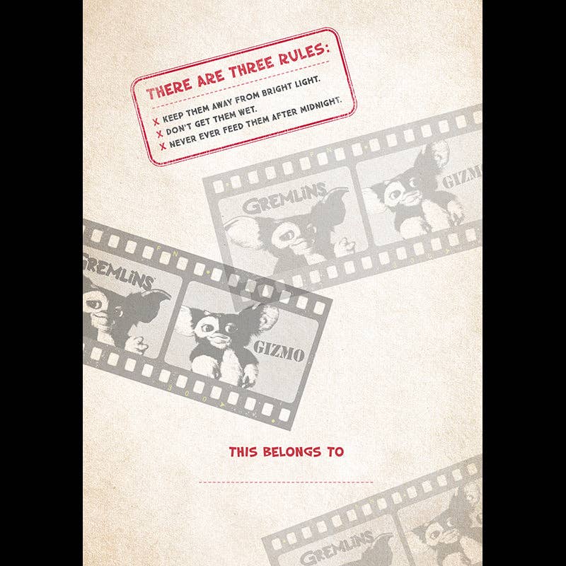 Insight Editions - #1 Pop Culture Publisher - Vente Journal intime - Gremlins : Journal en peluche Gizmo (mignon et duveteux Gizmo) - EN SOLDE !1