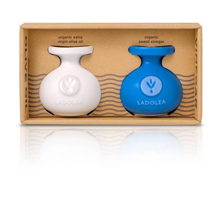 Ensemble d'Huile d'Olive Bio Ladolea & Vinaigre Doux pour la vente par Number One Caviar LLC