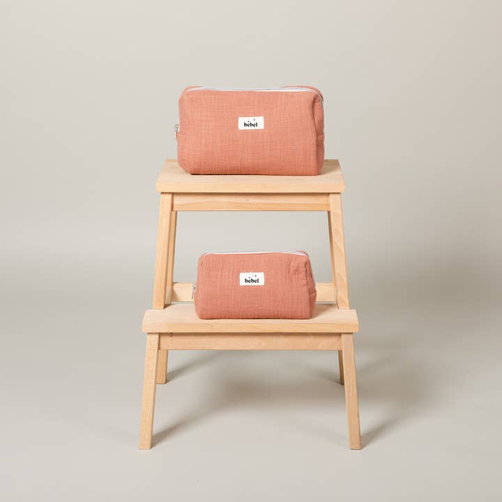 bebel - Vendita all'ingrosso Beauty case - Donna - Mini Pochette Effetto Lino3