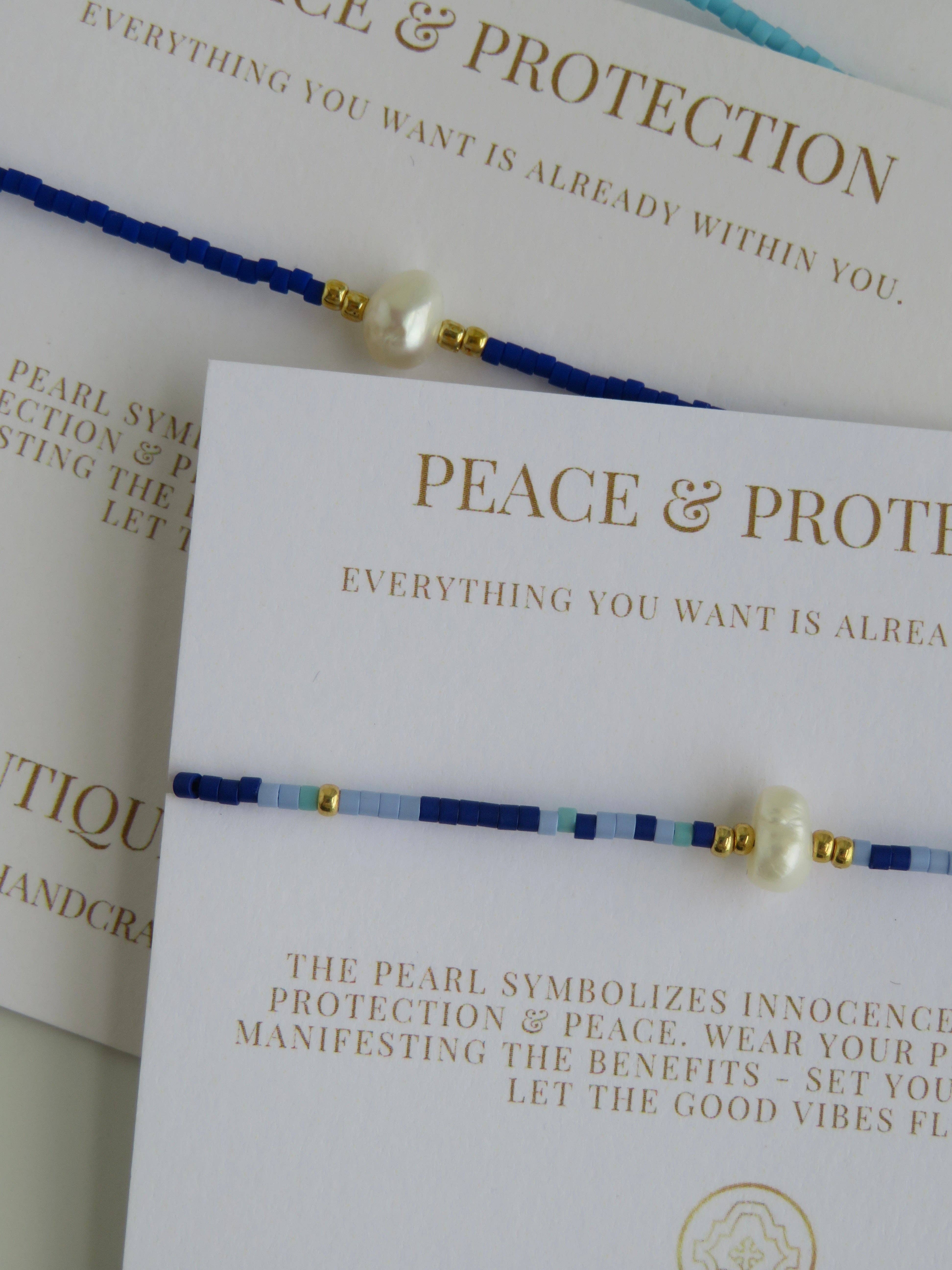 Boutique Suarez Co. - Wholesale Beaded Bracelet - Manifest Peace - Pearl Bracelet26