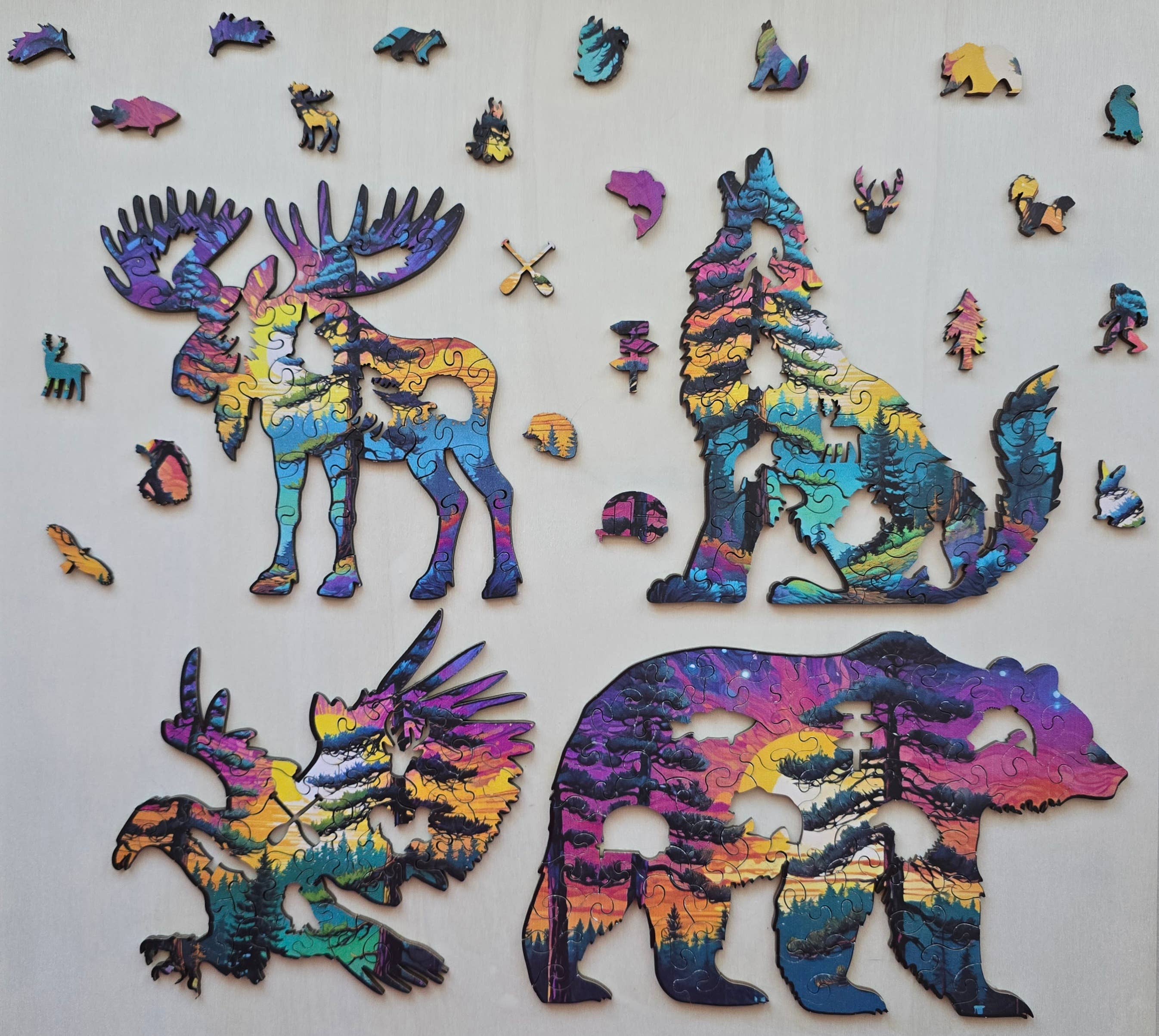 Art Factory LLC - Wholesale Puzzle - Kids - Wild Life wooden puzzle2