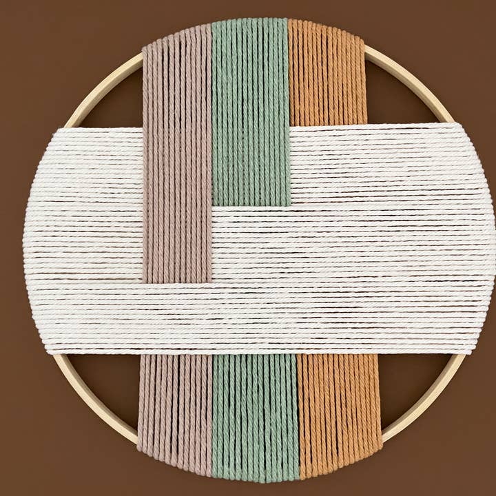 Geometric Macramé Wreath for wholesale by OLFFE