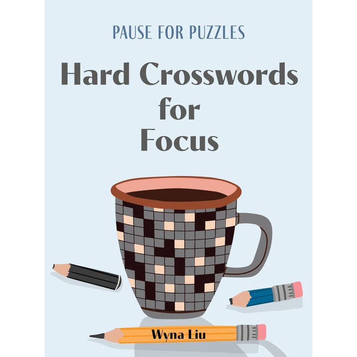 Union Square & Co. - Wholesale Puzzle - Kids - Pause for Puzzles: Hard Crosswords for Focus by Wyna Liu