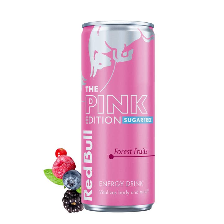 CargoPirate - Wholesale Sports/energy drink - Red Bull The Pink Edition – Forest Fruit Sugarfree 12x250ml0