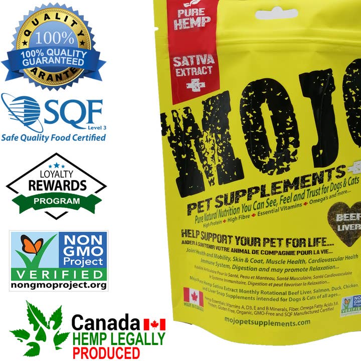 Nötköttlever Nutraceutical Tillägg för wholesale av Mojo Pet Supplements Nutraceutical Treats