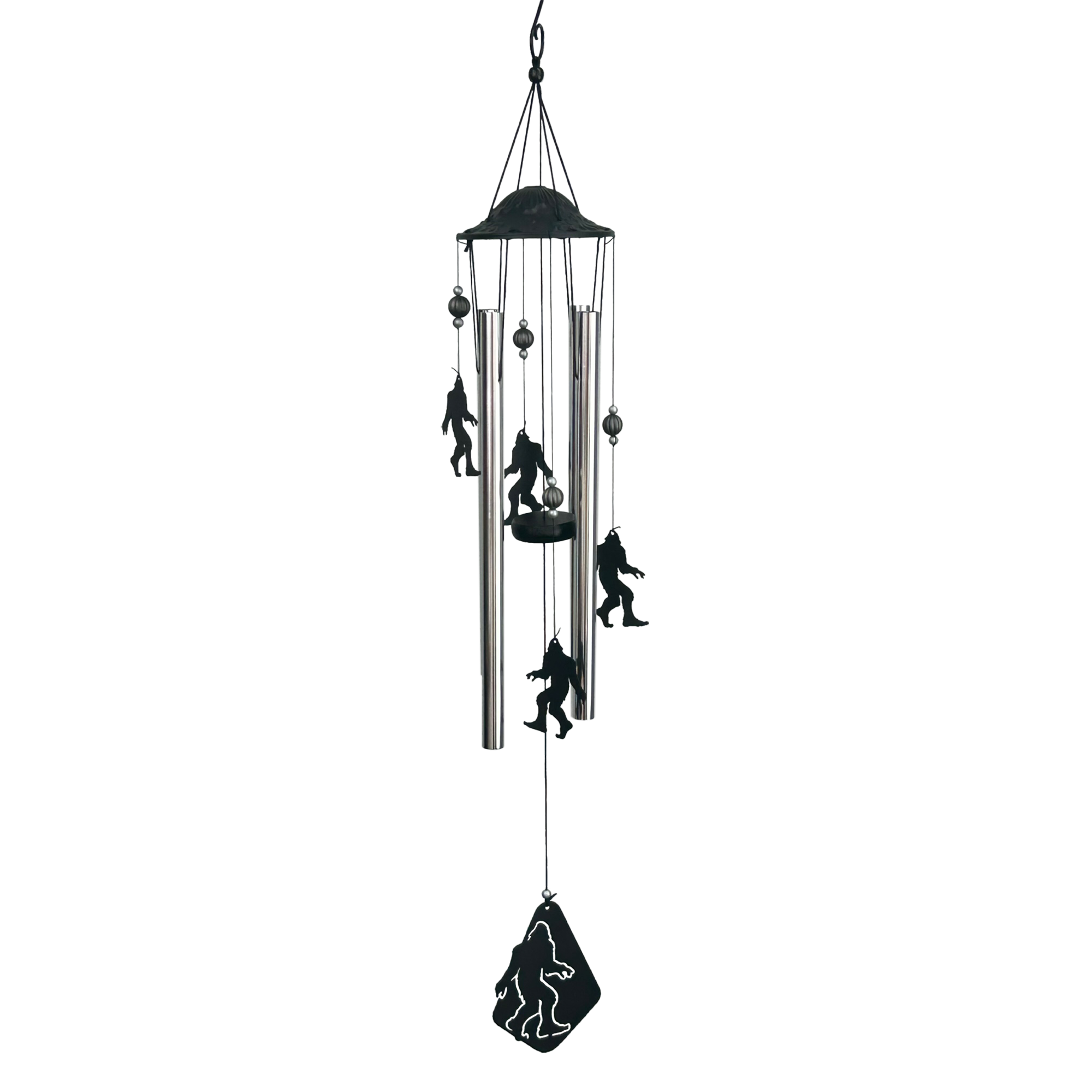RCS Gifts - Wholesale Wind Chime - Big Foot Silhouettes Wind Chime - 34"2