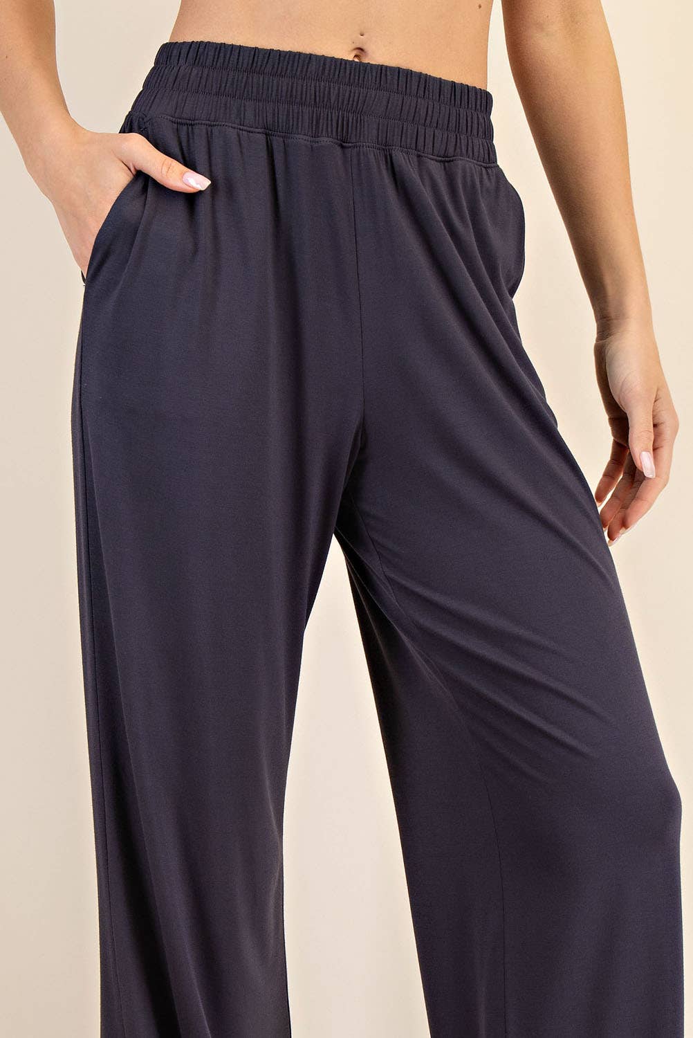 Rae Mode - Wholesale Pants - Women's - VISCOSE MODAL WIDE LEG PANT13