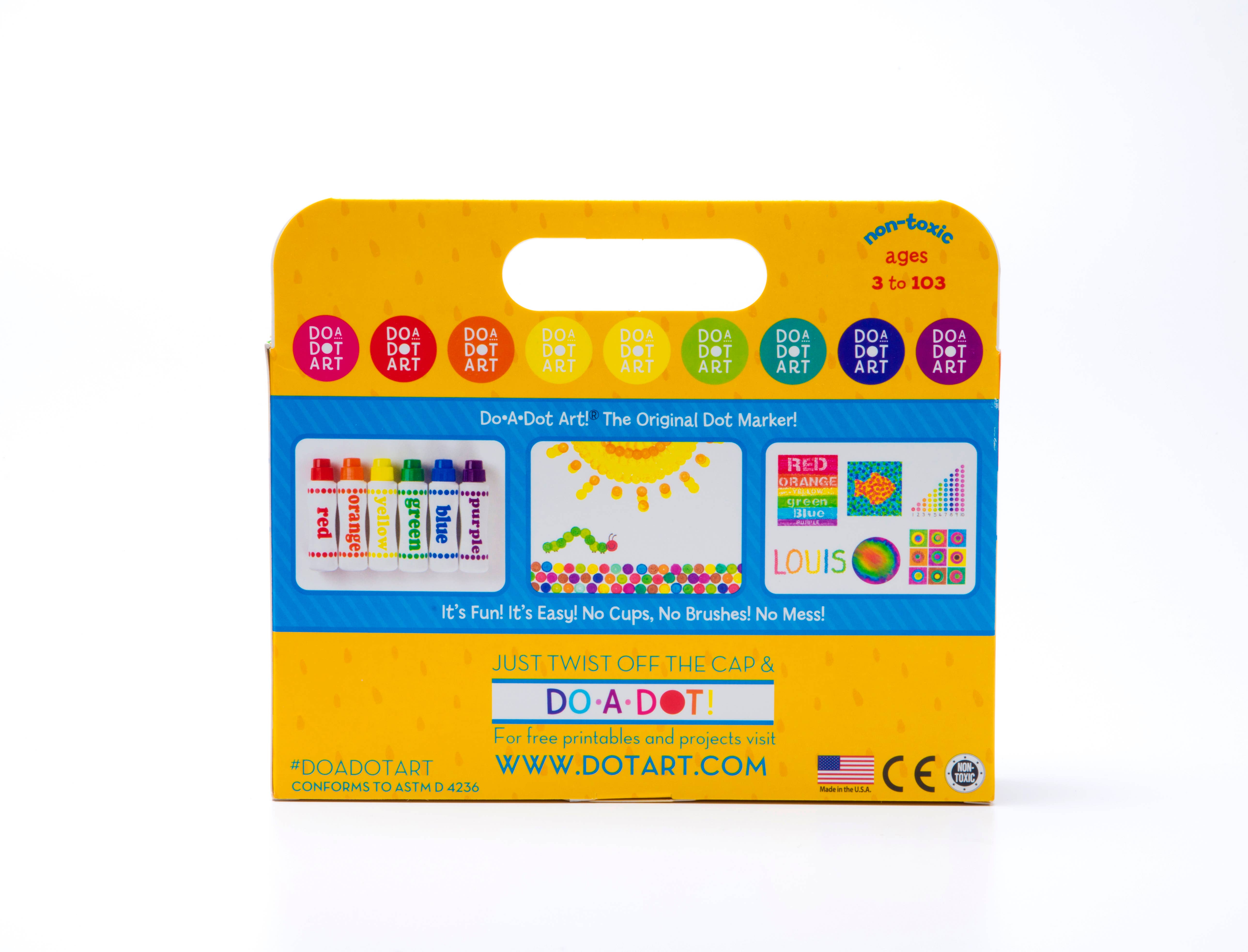 Do A Dot Art - Wholesale Markers - Kids & Baby - Do A Dot Art! Rainbow Dot Markers – Made in USA - Set of 65