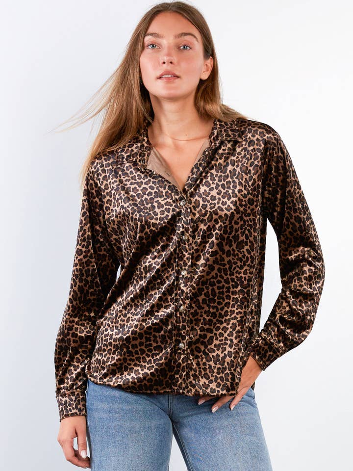 BT Leopard Shirt for wholesale by Billy T