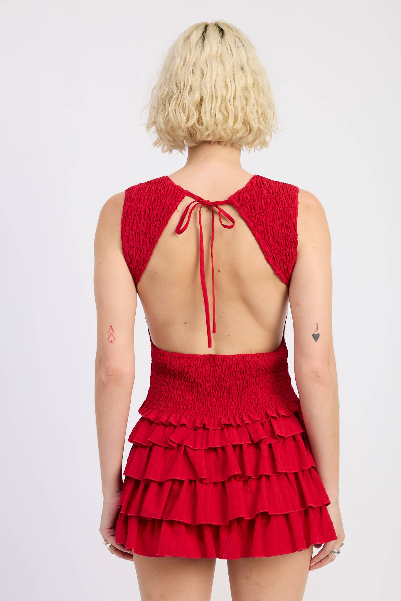 Emory Park - Wholesale Blouse - Women's - SMOCKED SLEEVELESS TOP WITH OPEN BACK19