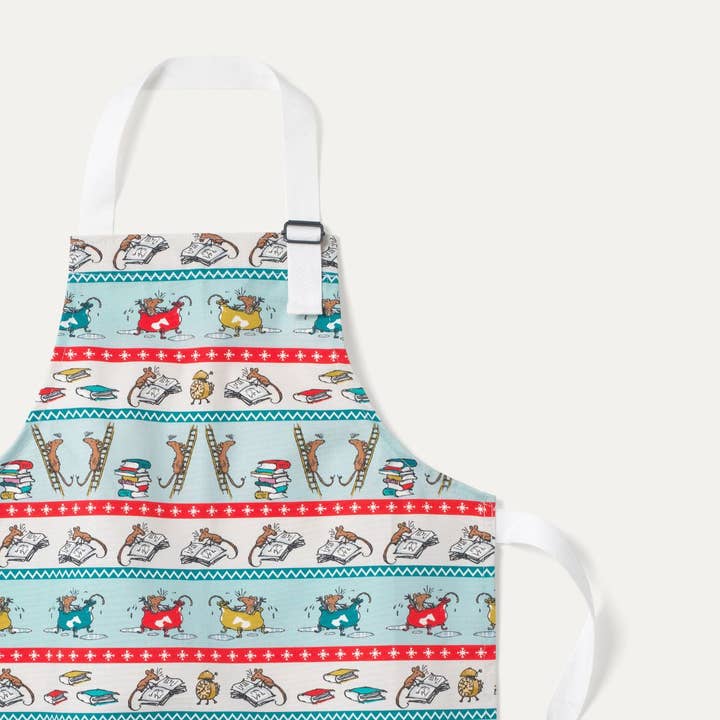 Ducky Zebra: Sustainable Kids' Clothes - Wholesale Apron - Kids - Roald Dahl Mischievous Mice Children’s Apron1
