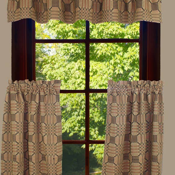 Home Collections by Raghu - Wholesale Valance - Trenton Jacquard Valance 72x15.5